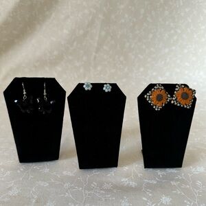 90s Earrings 3 Pairs